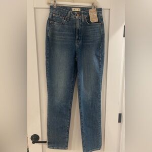 NWT Madewell curvy perfect vintage jean